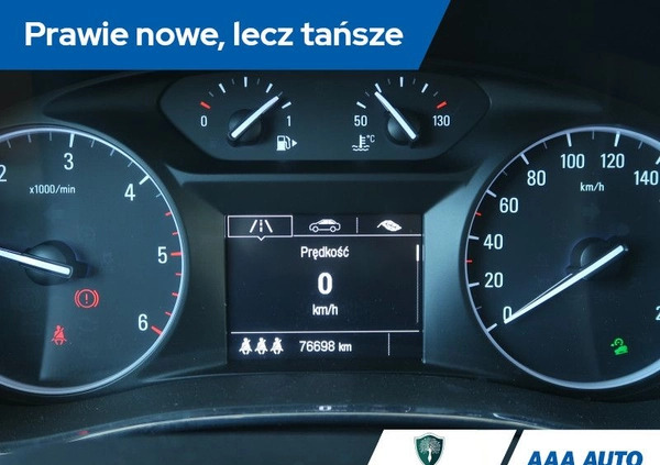 Opel Mokka cena 60000 przebieg: 76690, rok produkcji 2017 z Bieruń małe 254